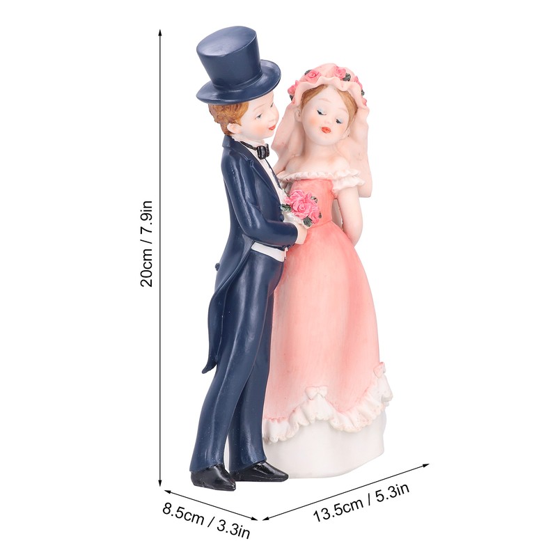 European Style Couple Craft Figurine Resin Craftwork Table Ornaments Home