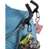 Tuokay Universal Hooks, 2 Pram Hook Clips for Changing Bags,