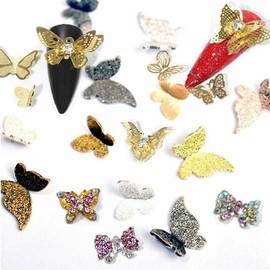 Butterfly Nail Parts Butterfly Nails ~4ea Butterfly Art H (WB867B5) / 나비파츠 네일파츠 나비네일 ~4ea 나비아트 H (WB867B5)