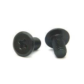 Stainless Steel/SS Black (+) Slim Head Machine Screws M4 x 6 (Pack of 8)