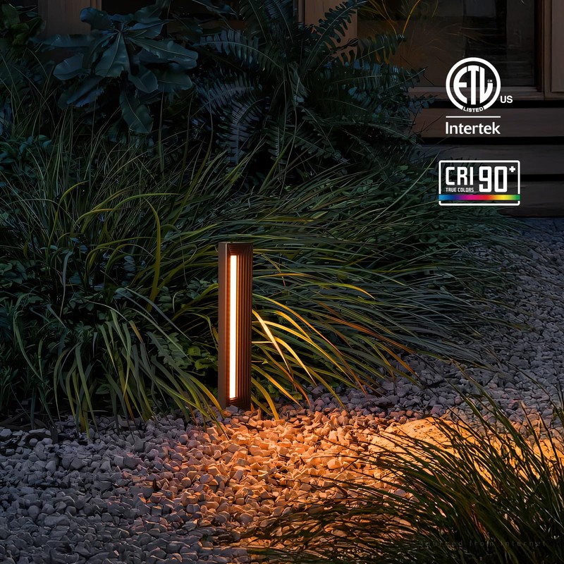 LEONLITE 5CCT Low Voltage Pathway Lights, 7W 12-24V LED Landscape