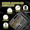 53Pcs Easy Out Screw Extractor Set with Left Hand Drill