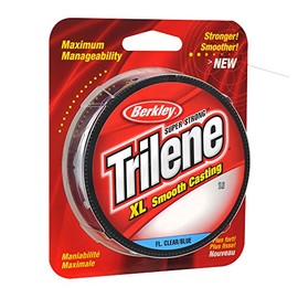 Berkley Trilene® XL®, Fluorescent Clear/Blue, 8lb | 3.6kg, 110yd | 100m Monofilament Fishing Line, Suitable for Freshwater Environments