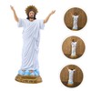 Tofficu Easter Jesus Adornment Statue of Jesus Rebirth Holy Child