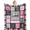 Nicetous Panda Blanket, Panda Gifts for Girls/Women, Pandas Lover Gifts