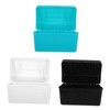 DOITOOL 1 Set Index Card Storage Box Holder with Blank