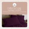 Whisper Organics Organic Cotton Flannel Pillow Case Set (Queen, Aubergine)