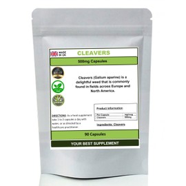 Cleavers Capsules 100% Natural Pure no additives (Galium aparine) (90)