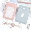 Wasenn Card Holder, Vertical Pass Case, Men's, ID Card Holder,