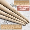 LORYP Makeup Brushes Set Labeled 18 Piece Face and Eye