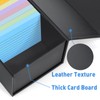 Harhana 3x5 Index Card Holder Card File Box Organizer, Hold
