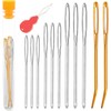 Large Eye Sewing Needles Kit, Stainless Steel Large-Eye Blunt Needles
