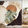 Yookeb Abstract Mid Century Bathroom Shower Curtain 60W by 71H