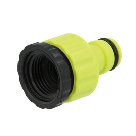 Amig Tap Connector Adapter and Reducer with Hose | 3/4 Inch and 1 Inch | Quick and Easy Connection for Water Hoses | ABS Plastic | Pistachio Green