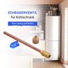 VIOKS Service Access Valve Filling Pipe with Schrader Valve 1/4