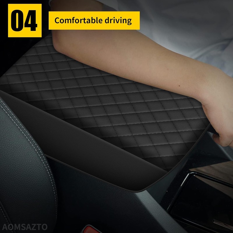 AOMSAZTO Height armrest for Hyundai Palisade 2020 2021 2022 Black