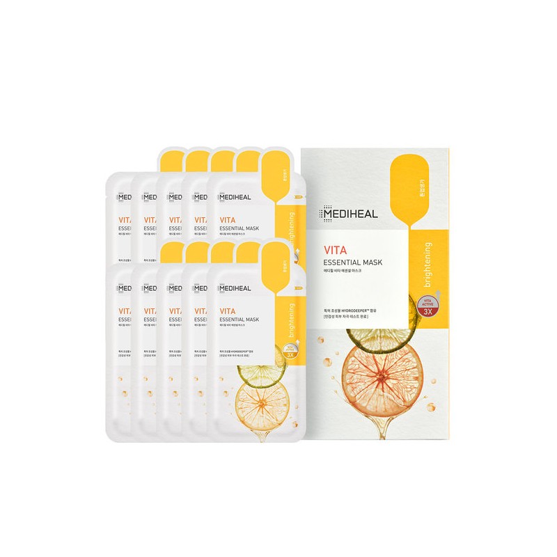 Mediheal Vita Essential Mask 20 Sheets / 메디힐 비타 에센셜