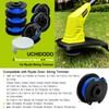Uchidodo Grass Trimmer Line for Ryobi, 6 Pieces Thread Spools