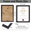 8.5x11 Picture Frame,Document Frame Certificate Frames Display Diplomas 8.5x11 Inch