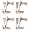 Zest Violins 4Pcs Silver Fine Tuners Replacement Parts for 4/4