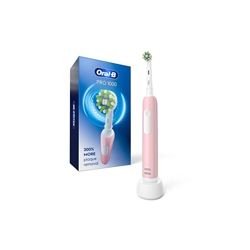 Oral-B Pro 1000 Rechargeable Electric Toothbrush, Pink