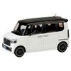 1/43 Honda N-BOX CUSTOM Platinum White Pearl & Black