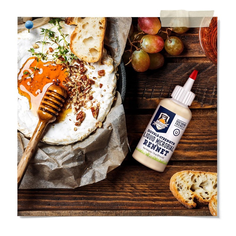 Liquid Microbial Rennet For Cheese Making, Vegetarian Milk Coagulant -