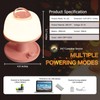 LICKLIP Toddler Night Light Lamp, Dimmable LED Bedside Lamp with
