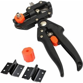 HYCDIYTS Grafting Scissors, Branch Shears, Transplanting Tool, Garden Grafting Tool, Gardening Scissors, Gardening, Grafting, Fruit, Gardening, 3 Types of Replacement Blades Included