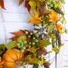Bibelot 20 inch Autumn Wreath -Pumpkin and Maple Leaf Wreath