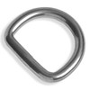HEAVYTOOL D-Rings 40 mm x 6 mm Welded Stainless Steel
