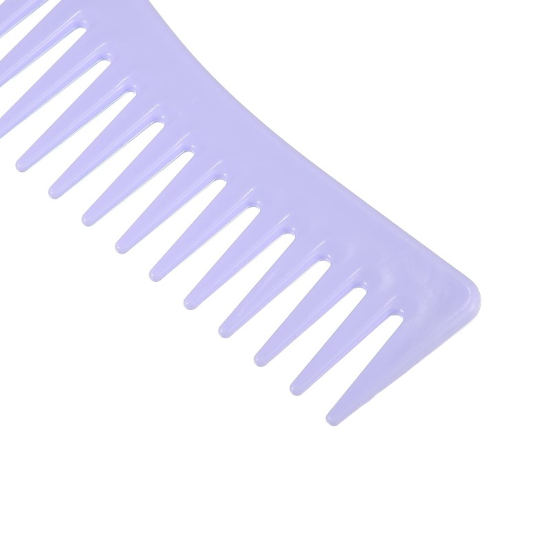 VOCOSTE Wide Tooth Hair Comb Multi-Purpose Tangle Free Plastic Purple