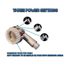 Hairstore Cat & Dog Bath Brush Scrubber Washing Sprayer Easy Bathing Grooming & Shedding Pet Shower with super flex 1.5 m long hose (1 modes setting-stop button)