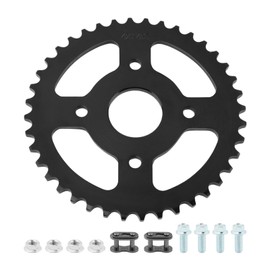 40/41/420 Chain 40T Tooth Mini Bike Sprocket 40mm Bore, Compatible with C-oleman BT200X CT200U CT200U-EX Baja Warrior TrailMaster Massimo MB165 MB200, etc.(Color:Black)