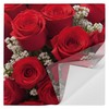 HEKU 100 napkins, 3-ply, 33 x 33 cm, red roses,