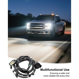 Trailer Hitch Tow Wiring Harness Fit for Ford F-150 2009-2014 BL3Z-13A576-C DL3T-13A576-CD for Trucks w/Reverse Park Aid Proximity Sensor, Load Level Trailer Tow Wiring Harness