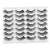 BIUDECO False Eyelashes Natural Look Long Curly Lash Kit for
