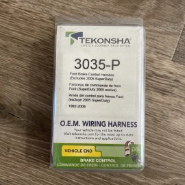 Tekonsha Trailer Brake Control Harness-Cutawa