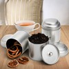 Lawei 9 Pack Tea Tins Canister with Airtight Double Lids,