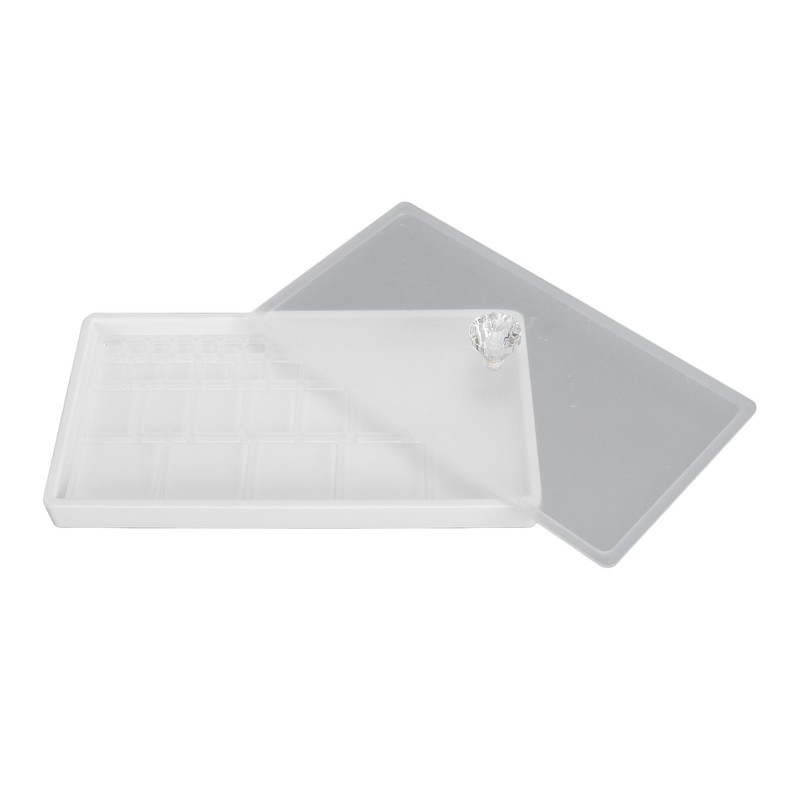 Watch Parts Storage Box Acrylic Dustproof Multi Compartments Watch Repair