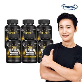 Purnit 더 쎈 블랙마카 2000 120정 x 6병 6개월분 Super Strong Black Maca 2000 120 Tablets x 6 Bottles 6-Month Supply