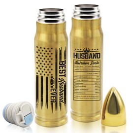MoYueno Gifts For Husband, 17 Oz Stainless Steel Husband Bullet Tumbler, Gifts For Husband, Birthday Gifts For Husband, Husband Gifts From Wife, Husband Bullet Cup For Him, Gold