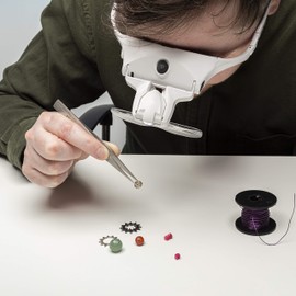 Lightcraft LED Magnifier Spectacles & Headband, LC1780USB