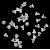 Siurnby Clear Earring Backs Safety Rubber Earring Back Pads, 500