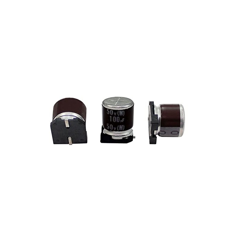 Elko Capacitor 10x Radial 100µF 50V SMD Electrolytic Capacitor up