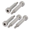 sourcing map 304 Stainless Steel Hexagon Socket Shoulder Bolts 5