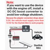 Waterproof RV Wall Pass Through Kit for Starlink Mini, Aluminum
