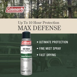 Coleman 100 Max 100% DEET Insect Repellent Spray - 4 oz