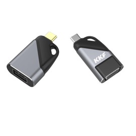 Kkf USB C to VGA with USB A OTG Adapter USB Type C to VGA Male to Male Cable Converter for Mobile Phone, Laptop, Tablet to Connect VGA Projector, Monitor (USB C to VGAI Adapter) (USB C to VGA+OTG)