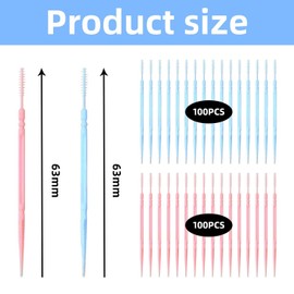 200 Pieces of Plastic Toothpicks, Tooth Picks, Oral Cleaning Sticks, Dental Care Tools, Suitable for Home and Hotel Etc.